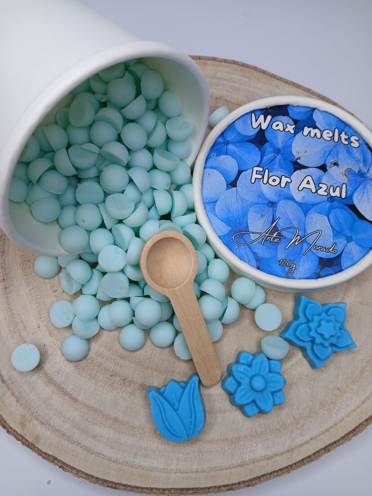 Wax melts Flor azul