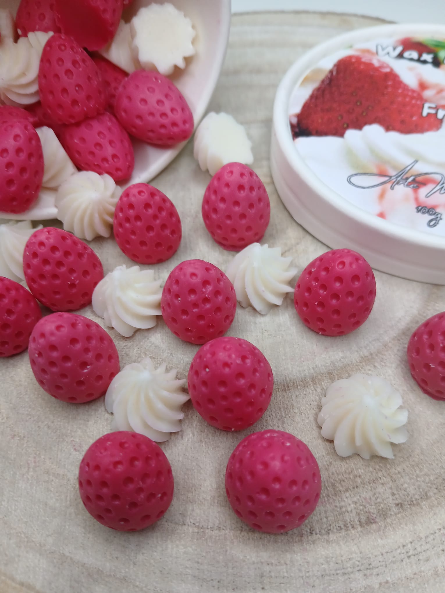 Wax melts fresa y nata
