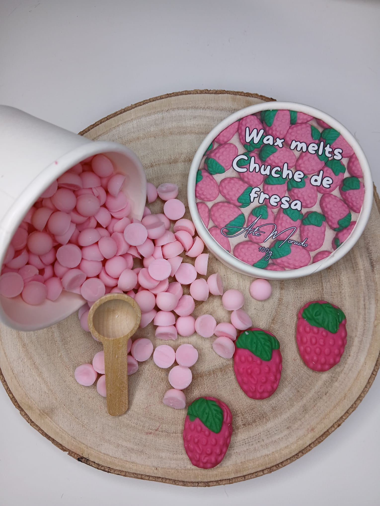 Wax melts chuche de fresa