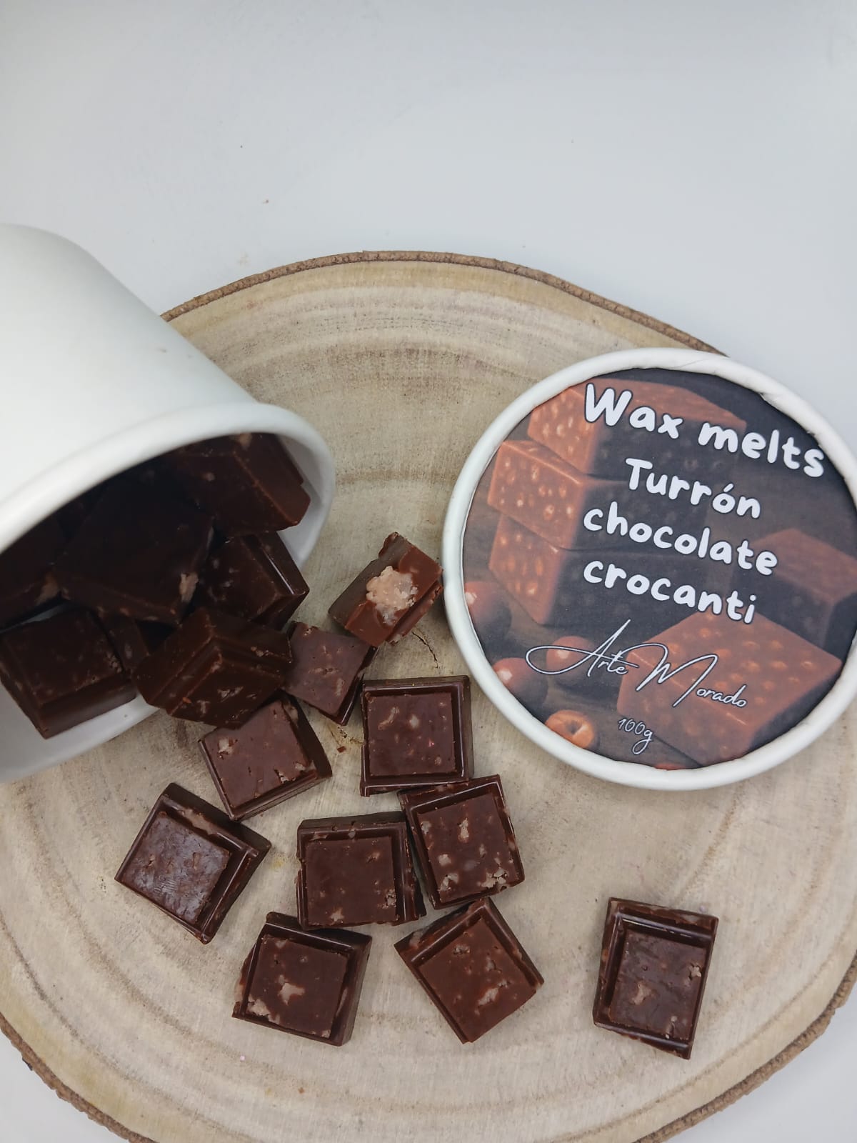 Wax melts Turrón chocolate crocanti