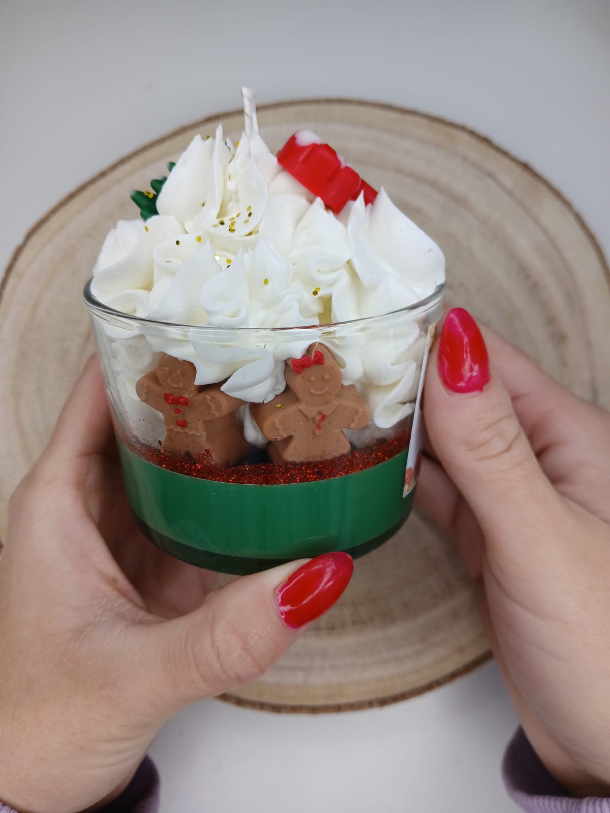 Vela decorativa dulce navidad