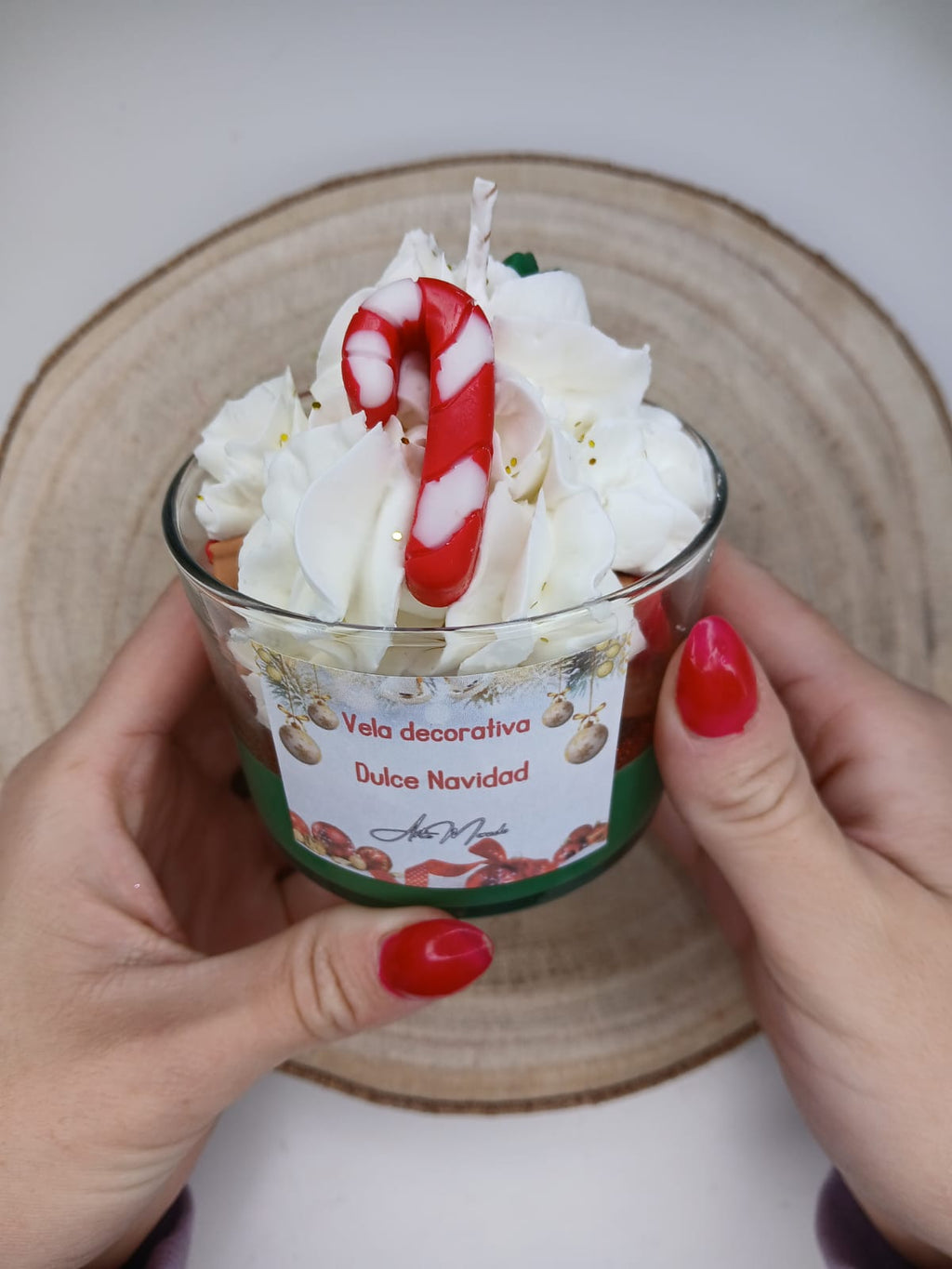 Vela decorativa dulce navidad
