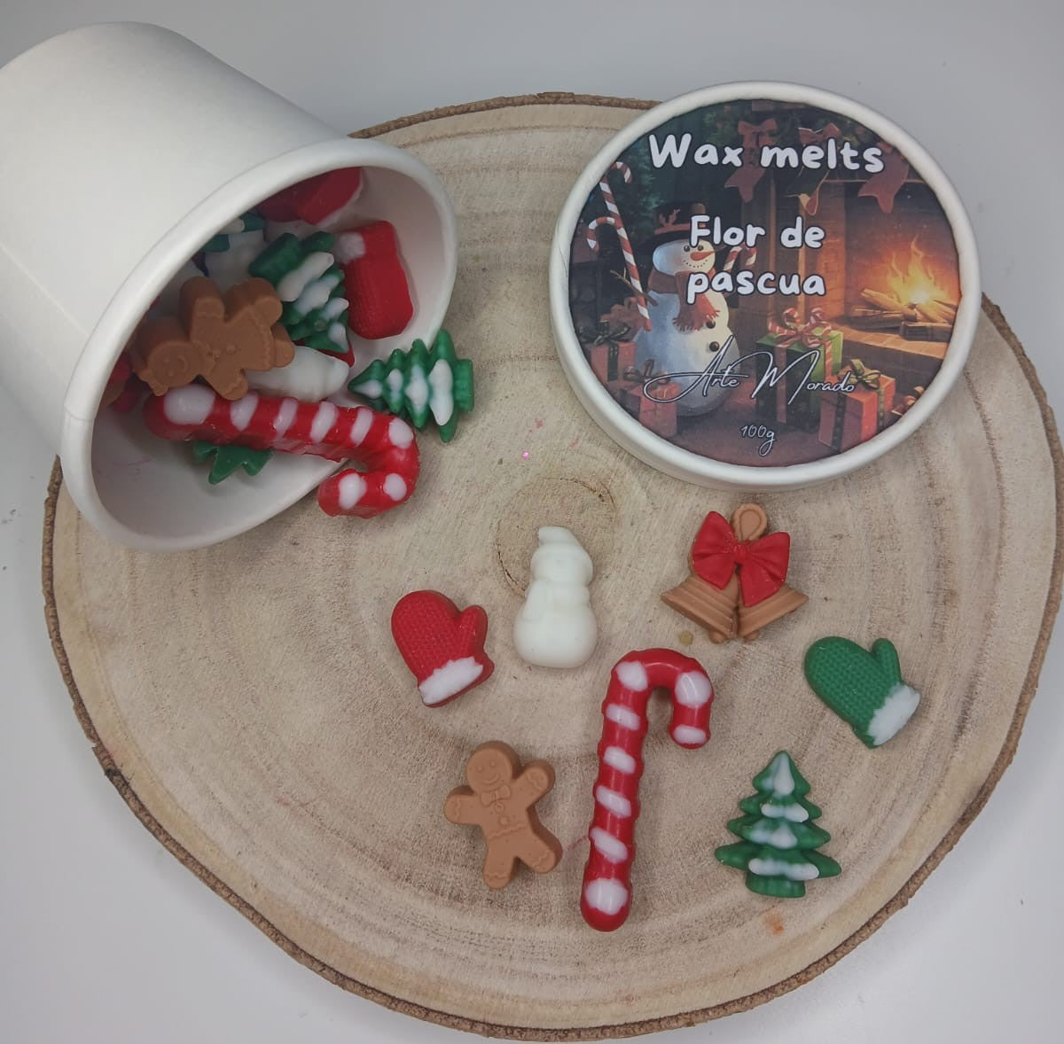 Wax melts Flor de pascua