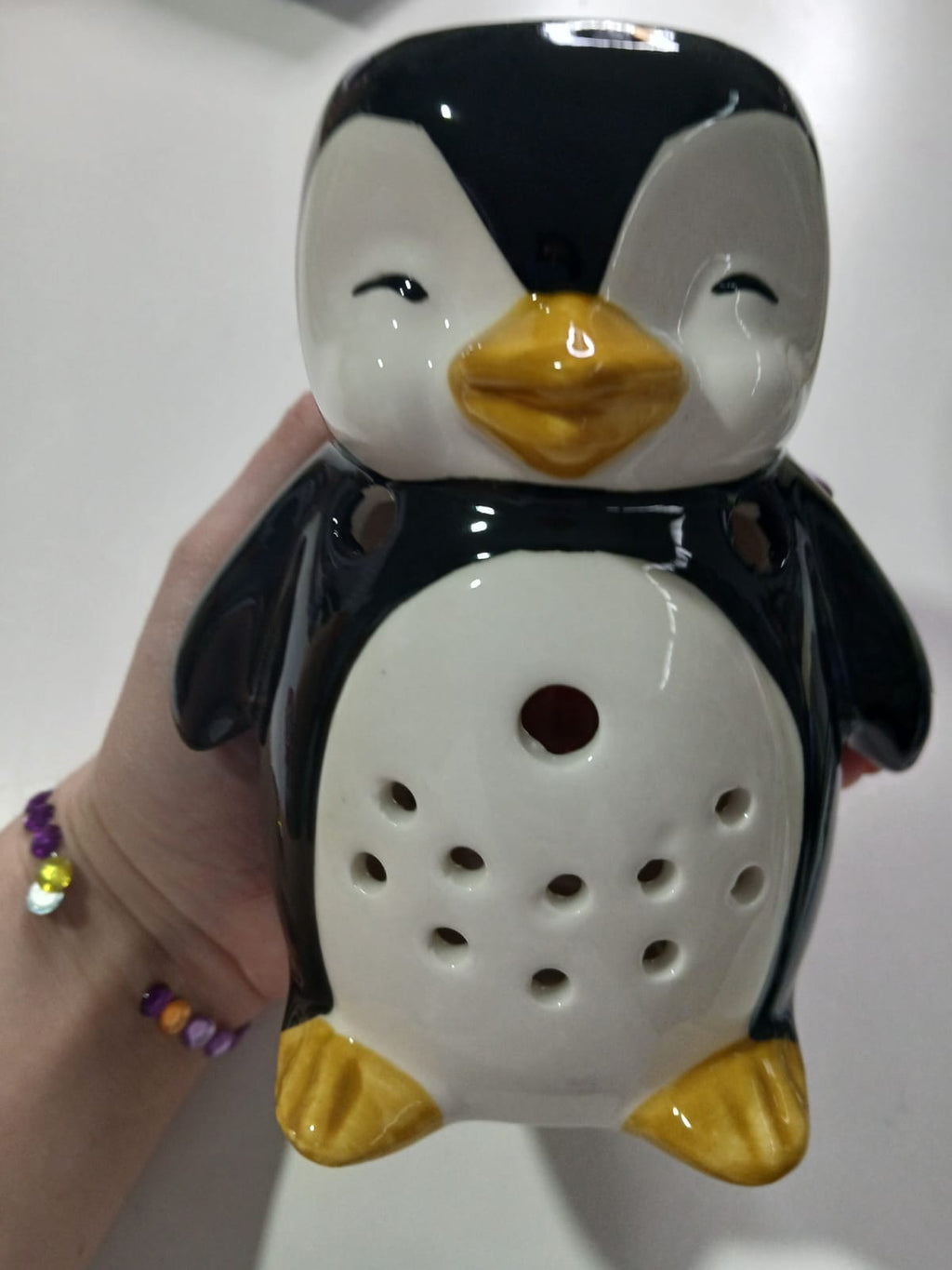 Quemador pingüino defectuoso