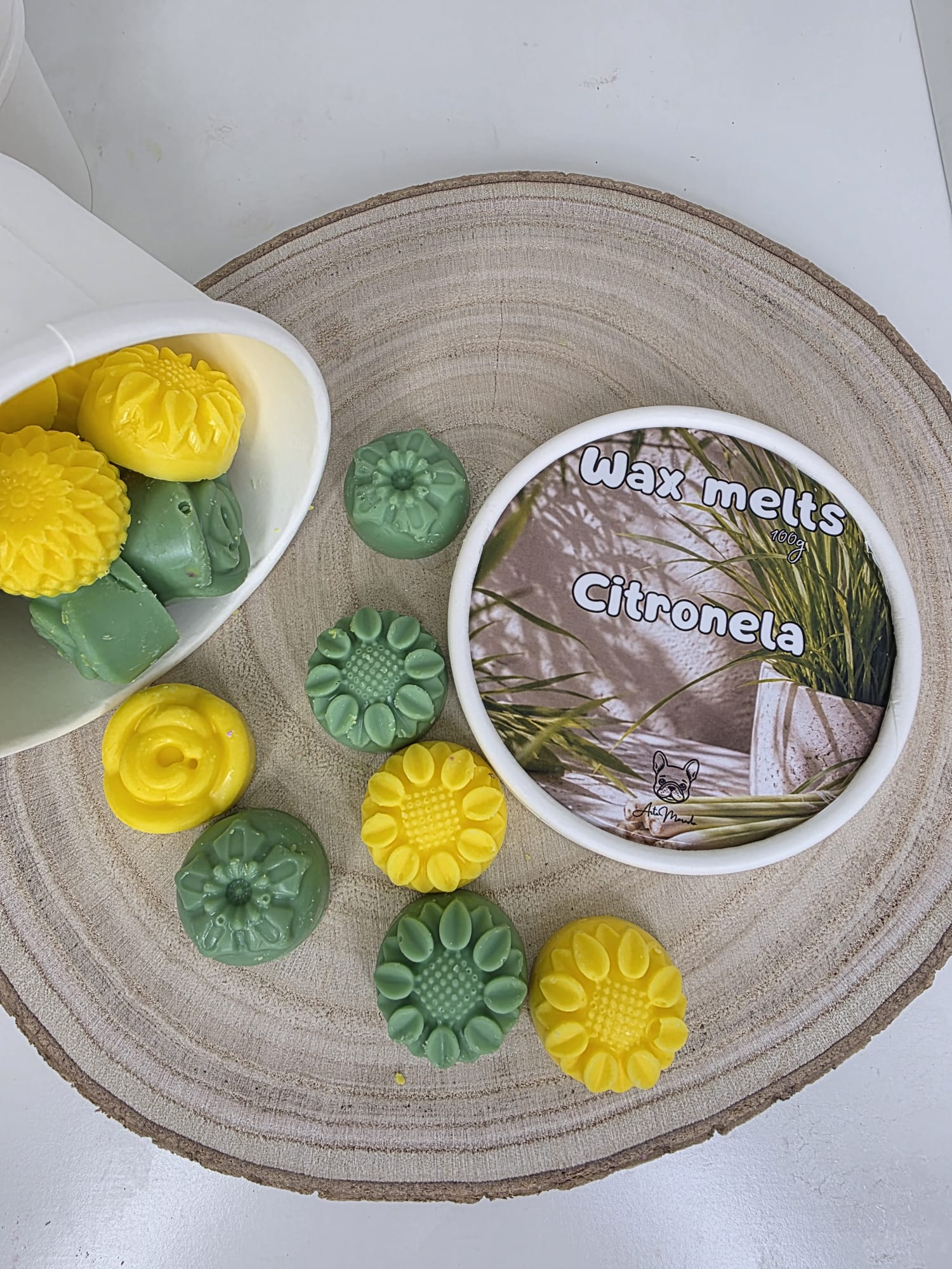 wax melts de citronela