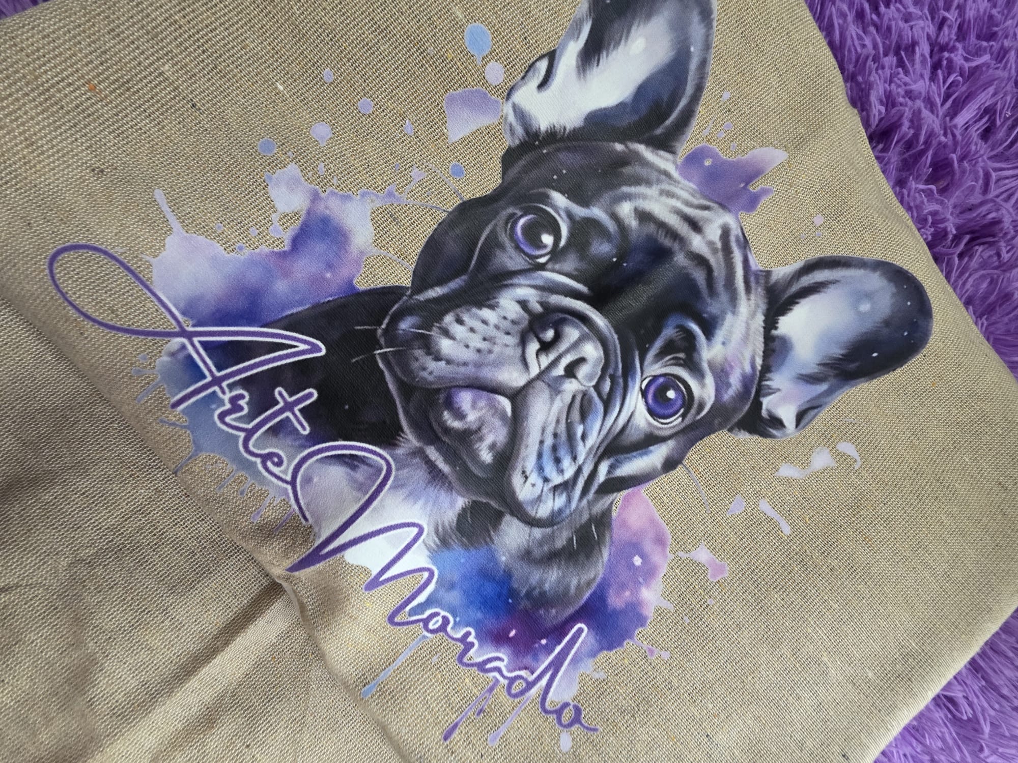 Toalla Arte Morado