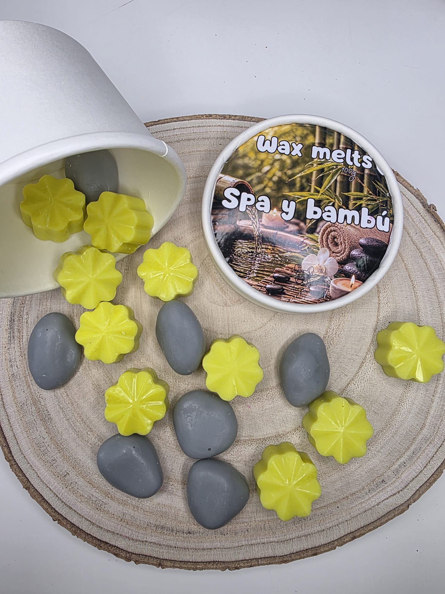 Wax melts spa y bambú