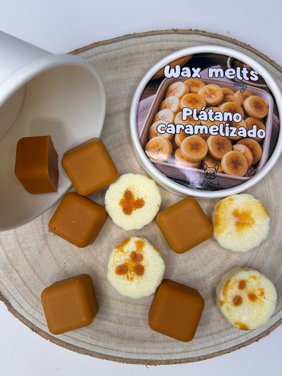 wax melts plátano caramelizado